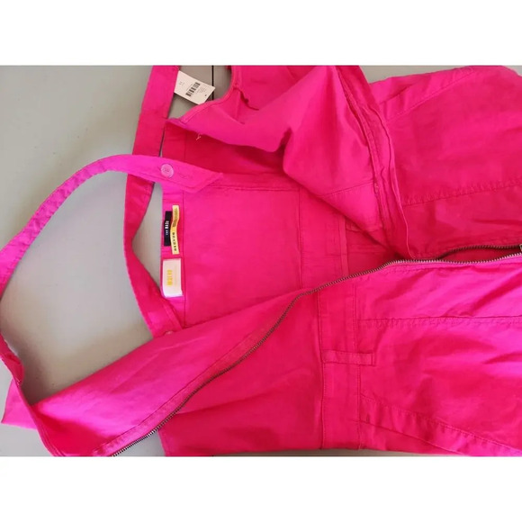 NWD Anthropologie Maeve The Naomi Workwear Jumpsuit Size 14 Pink $9E413 - Picture 16 of 16